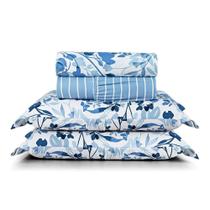 Jogo De Lençol Casal Sublime 400 Fios Micropercal Toque De Algodão 4 Peças Lolli - 100% Poliéster Jogo De Lençol Casal Sublime 400 Fios Micropercal Toque De Algodão 4 Peças Lolli - 100% Poliéster