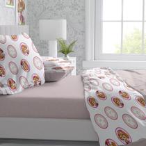 Jogo De Lençol Casal Super King 4 Pç Percal 7 Estampas