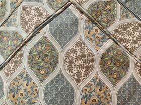 Jogo de Lençol Casal Super King 4 Peças Étnico 100% Algodão