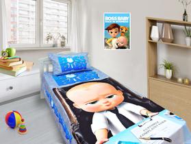 Jogo De Lençol Cobre Leito E Fronha, Poderoso Chefinho 1 ls-pco1