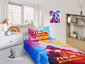 Jogo De Lençol Cobre Leito E Fronha Thor Love And Thunder 2 ls-tr2 Jogo De Lençol Cobre Leito E Fronha Thor Love And Thunder 2 ls-tr2