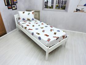 Jogo De Lençol Com Elástico E Fronha Patrulha Canina Kit 2pç Jogo De Lençol Com Elástico E Fronha Patrulha Canina Kit 2pç