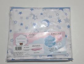 Jogo de Lençol de Berço, 3 peças