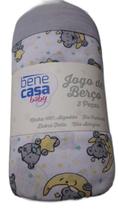 Jogo de Lençol de Berço Baby Com 3 peças Dobra feita 100 algodão em Malha Bene Casa Jogo de Lençol de Berço Baby Com 3 peças Dobra feita 100 algodão em Malha Bene Casa