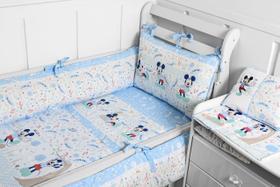 Jogo de lençol de berço padrão americano 3-peças disney mickey-minnie minas rey Jogo de lençol de berço padrão americano 3-peças disney mickey-minnie minas rey