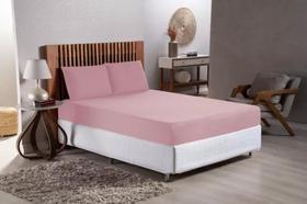 Jogo De Lençol De Cama Casal Queen 3 Peças Percal 400 Fios