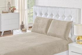 Jogo De Lençol De Mantinha Soft Casal Queen 3 Peças Cinza