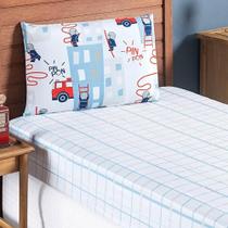 Jogo De Lençol De Solteiro Bombeiro 2 Peças Estampado Kids Jogo De Lençol De Solteiro Bombeiro 2 Peças Estampado Kids