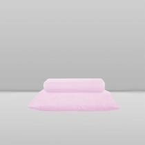 Jogo de Lençol e Fronha Marshmallow Rosa - Laço Bebê Jogo de Lençol e Fronha Marshmallow Rosa - Laço Bebê