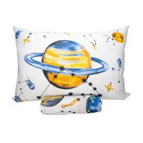 Jogo de Lençol Espaço Sideral 2 Peças Solteiro Portallar