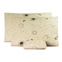 Jogo de lençol Essencial Queen 3 peças 150 fios Algodão Jogo de lençol Essencial Queen 3 peças 150 fios Algodão