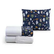 Jogo de Lençol Estampado para Mini Cama C/ Elástico Moderno Jogo de Lençol Estampado para Mini Cama C/ Elástico Moderno