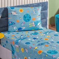 Jogo De Lençol Estampado Solteiro Infantil Bouti Kids 03 Peças Jogo De Lençol Estampado Solteiro Infantil Bouti Kids 03 Peças
