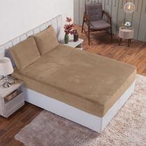 Jogo de Lençol Felpudo Fofinho Quentinho 3 Peças Queen Casa Dona