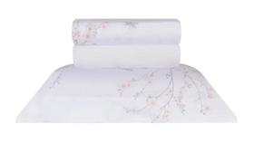Jogo de lençol flor de cerejeira 300 fios - Naturalle