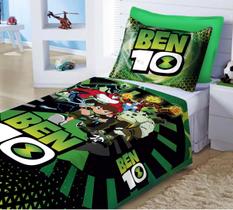 Jogo De Lençol + Fronha Quarto Infantil Ben 10