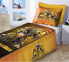 Jogo De Lençol + Fronha Quarto Infantil Bumblebee -