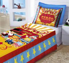 Jogo De Lençol + Fronha Quarto Infantil Circo