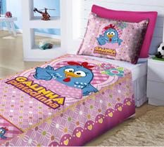 Jogo De Lençol + Fronha Quarto Infantil Galinha Pintadinha Rosa Jogo De Lençol + Fronha Quarto Infantil Galinha Pintadinha Rosa