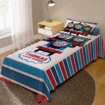 Jogo De Lençol + Fronha Quarto Infantil Thomas e seus amigos