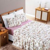 Jogo De Lençol Grace King 4 Peças Malha 100% Algodão Butterfly Borboleta Rosa Jogo De Lençol Grace King 4 Peças Malha 100% Algodão Butterfly Borboleta Rosa