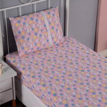 Jogo De Lençol Infantil Com Elástico Em Malha Resistente