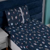 Jogo De Lençol Infantil Com Elástico Em Malha Resistente