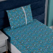 Jogo De Lençol Infantil Com Elástico Em Malha Resistente