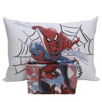 Jogo de Lençol Infantil Homem Aranha Simples Solteiro 2 Peças Spider Man Textura Portallar