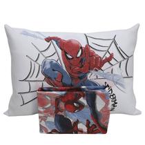 Jogo de Lençol Infantil Homem Aranha Simples Solteiro 2 Peças Spider Man Textura Portallar