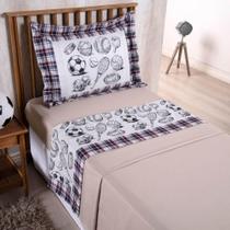 Jogo De Lençol Juvenil Boy 3 Peças Micropercal 300 Fios Estampado - Esportes - 100% Poliéster Jogo De Lençol Juvenil Boy 3 Peças Micropercal 300 Fios Estampado - Esportes - 100% Poliéster