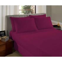 Jogo De Lençol King 3 Peças Malha 100 Algodão Cor Merlot Desenho Do Tecido Liso Jogo De Lençol King 3 Peças Malha 100 Algodão Cor Merlot Desenho Do Tecido Liso