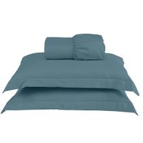 Jogo de Lençol King 3 Peças Percal 300 Fios Charme com Aba Americana Jogo de Lençol King 3 Peças Percal 300 Fios Charme com Aba Americana