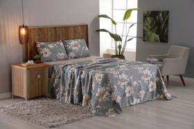 Jogo De Lençol King 4 Peças Micro Percal Estampado 400 Fios