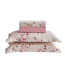 Jogo de Lençol King 4 Peças Percal 300 Fios Roma Estampado