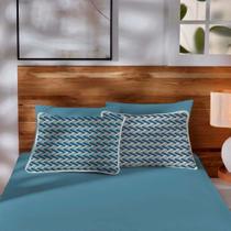 Jogo de Lençol King Estampado com 3 Peças - Sul Brasil