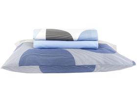 Jogo de Lençol King Home Design Spot Azul 4 Peças Jogo de Lençol King Home Design Spot Azul 4 Peças