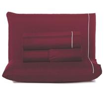 Jogo De Lençol Lidian Liso Queen 4 Peças Hiperpercal Peletizado 180 Fios - Vinho