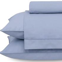 Jogo de Lençol Liso Solteiro Buddemeyer Basic Percalle Percal 180 Fios 100% Algodão Cama 3 Peças