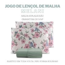 Jogo de Lençol Malha 3 Peças Queen Linha Decor