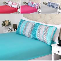 Jogo de Lençol Malha Essencial Queen 3 Pçs - Cores Sortidas Jogo de Lençol Malha Essencial Queen 3 Pçs - Cores Sortidas