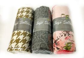 Jogo de lençol malha solteiro 100% algodão 2 peças