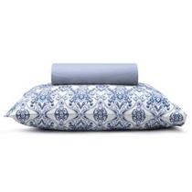 Jogo de lençol micro percal santista 3 pçs queen wilma