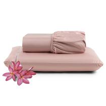 Jogo de Lençol Micro Percal Solteiro 300 Fios 2 Peças
