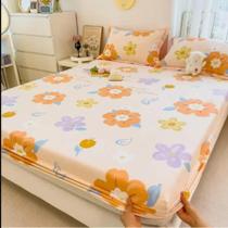 Jogo de Lençol Micropercal Estampado 400 Fios Alta Qualidade - Seleção Melhores Estampas - Solteiro Casal Queen e King