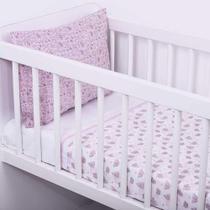 Jogo de Lençol Mini Berço Composê Estampado 3 peças