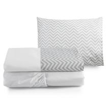 Jogo de Lençol Mini Cama C/ Elástico 100% Algodão Moderno