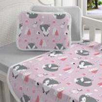 JOGO DE LENÇOL P/BERÇO AMERICANO Malha 02 PEÇAS VIVALDI BABY MENINA JOGO DE LENÇOL P/BERÇO AMERICANO Malha 02 PEÇAS VIVALDI BABY MENINA