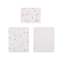 Jogo De Lençol P/carrinho De Bebê 100% Algodão 3 Pçs menino menina - Papi