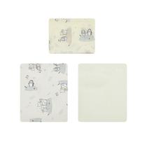 Jogo De Lençol P/carrinho De Bebê 100% Algodão 3 Pçs menino menina - Papi Jogo De Lençol P/carrinho De Bebê 100% Algodão 3 Pçs menino menina - Papi